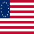 Betsy Ross (USA 1777-1795)-Flaga kwadratowa