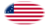 Betsy Ross (USA 1777-1795)-Flaga jako winieta owalna