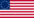 Betsy Ross (USA 1777-1795)-Flaga prostokątna