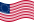 Falująca Betsy Ross (USA 1777-1795) flaga statyczna