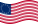 Falująca Betsy Ross (USA 1777-1795) flaga statyczna