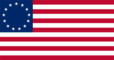 Grafika flagi Skonfederowane Stany Ameryki (Betsy Ross) (1776-1795)