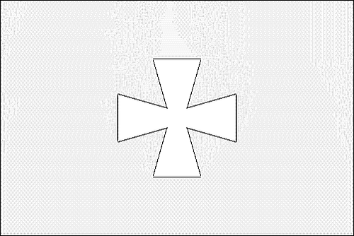 Kontur flagi do kolorowania: Połtawa