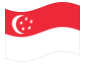 Animowana flaga Singapur