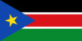 Grafika flagi Sudan Południowy