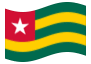 Animowana flaga Togo