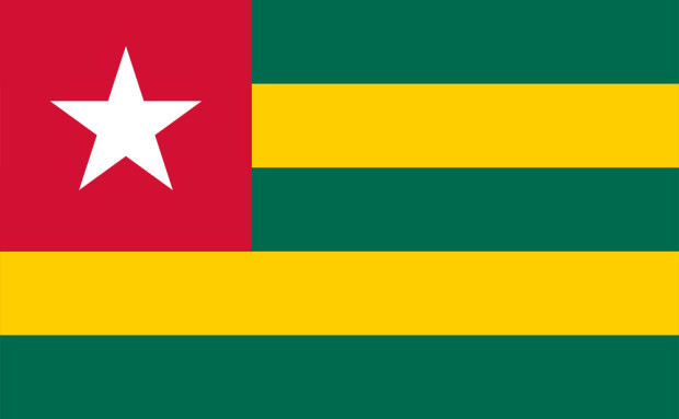 Flaga Togo, Flaga Togo