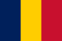 Grafika flagi Chad