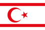 Grafika flagi Turecka Republika Cypru Północnego