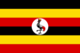 Grafika flagi Uganda