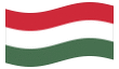 Animowana flaga Węgry