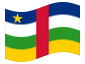 Animowana flaga Republika Środkowoafrykańska