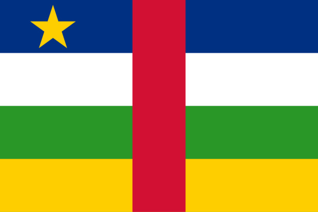 Flaga Republika Środkowoafrykańska, Flaga Republika Środkowoafrykańska