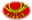 Deutsche Bundespost (flaga służbowa w latach 1950-1994)-Flaga jako winieta owalna