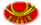Deutsche Bundespost (flaga służbowa w latach 1950-1994)-Flaga jako winieta owalna