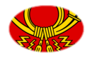 Deutsche Bundespost (flaga służbowa w latach 1950-1994)-Flaga jako winieta owalna