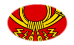 Deutsche Bundespost (flaga służbowa w latach 1950-1994)-Flaga jako winieta owalna