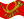 Falująca Deutsche Bundespost (flaga służbowa w latach 1950-1994) flaga statyczna