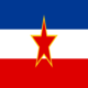 Jugosławia-Flaga kwadratowa