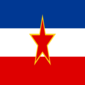 Jugosławia-Flaga kwadratowa