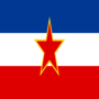 Jugosławia-Flaga kwadratowa