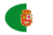 Fuerteventura-Flaga jako winieta owalna