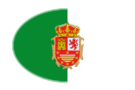 Fuerteventura-Flaga jako winieta owalna