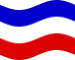 Falująca Szlezwik-Holsztyn (prowincja pruska) flaga statyczna