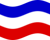 Falująca Szlezwik-Holsztyn (prowincja pruska) flaga statyczna