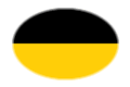 Saksonia (prowincja pruska)-Flaga jako winieta owalna