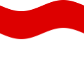 Falująca Brandenburgia (prowincja pruska) flaga statyczna